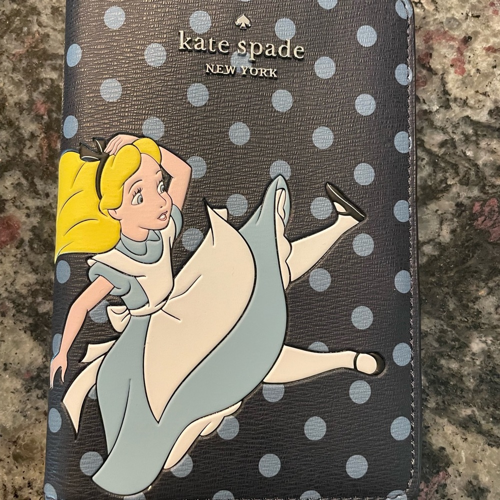Kate Spade Alice in Wonderland Passport Holder